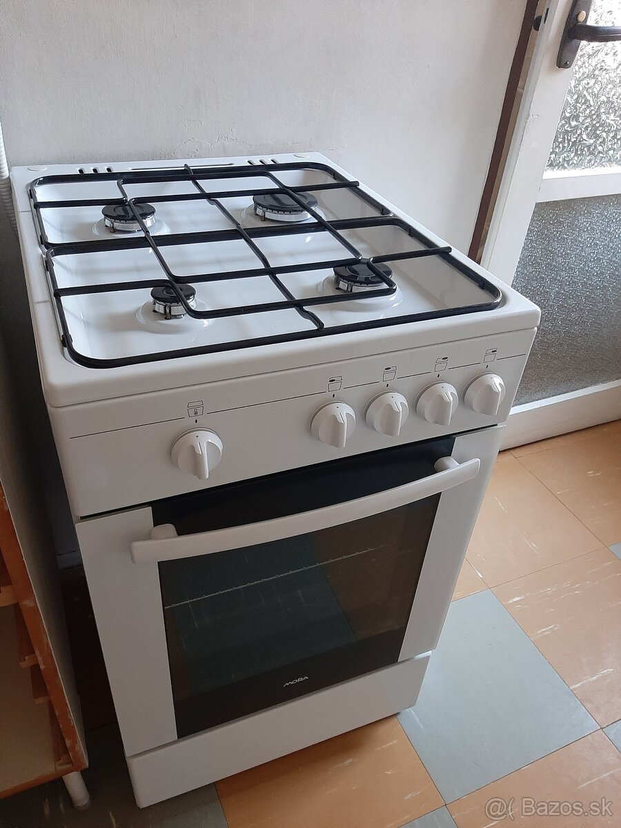 Predám biely plynový sporák MORA PS 130 GW
