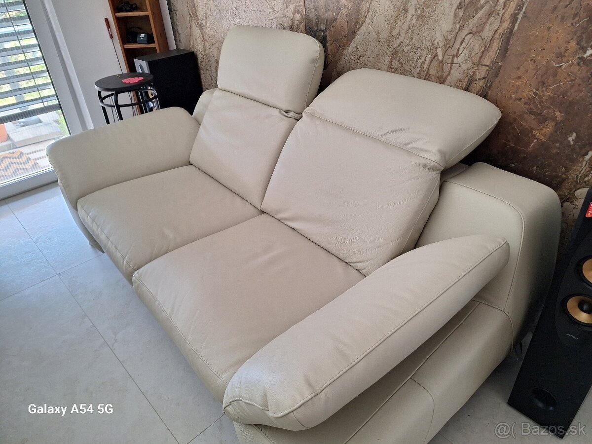 Kožená dvojsedačka variabilná