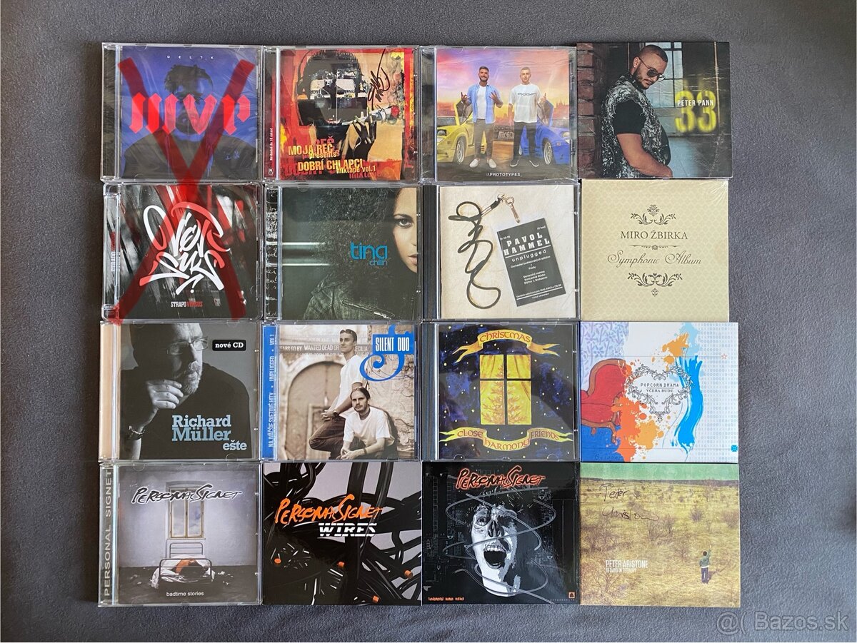 Cd Ego, Moja Reč, Tina, Tublatanka, P. Hammel, M. Žbirka