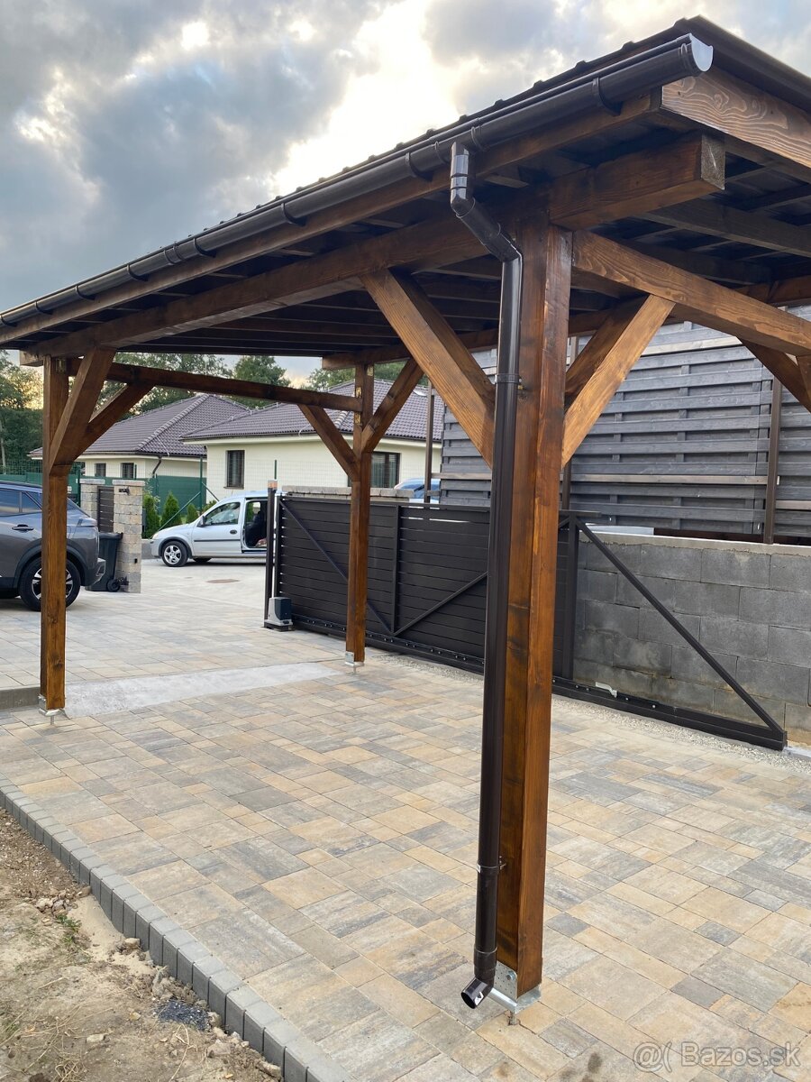 Prístrešok na auto, altánok