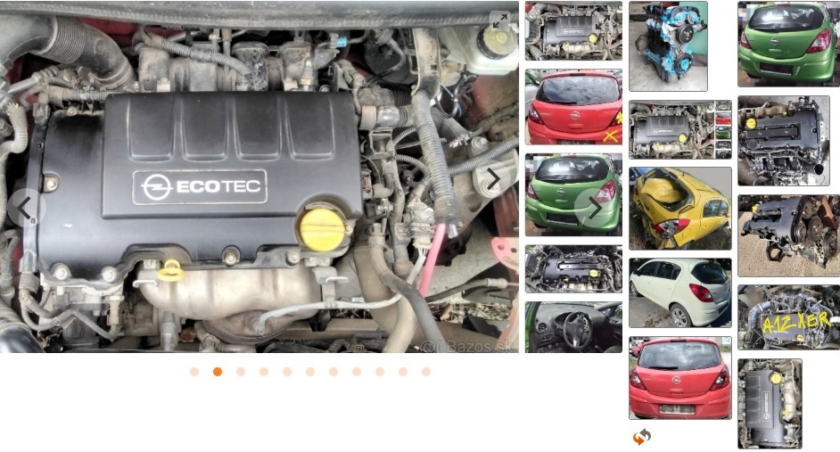 predám Motor A12XER 1.2 OPEL CORSA D 2012 OPEL ADAM 1.2