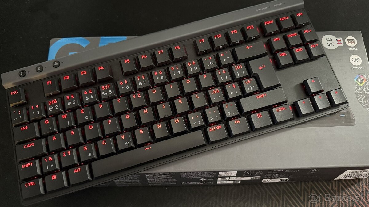 Logitech G515 TKL Lightspeed Tactile Black – CZ/SK