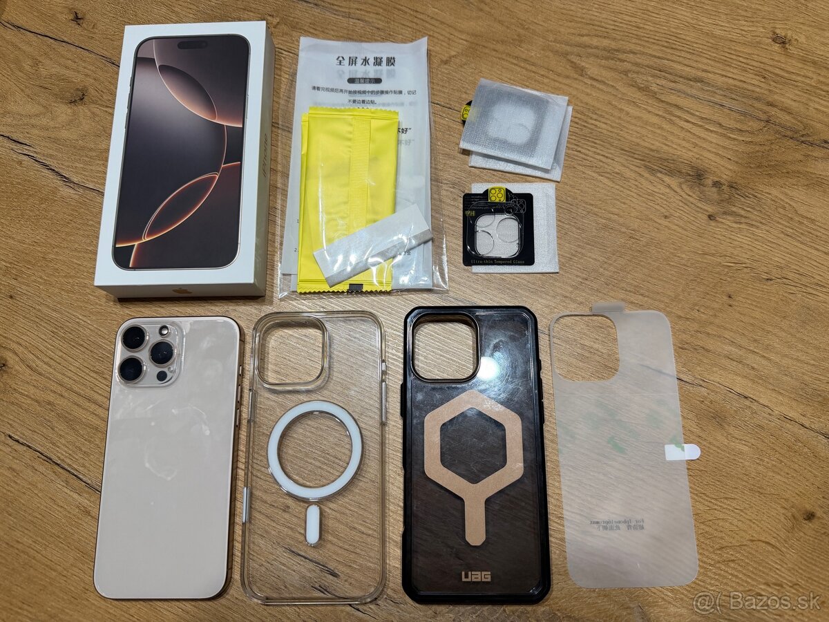 iPhone 16 pro max 512gb ( púštny titán)