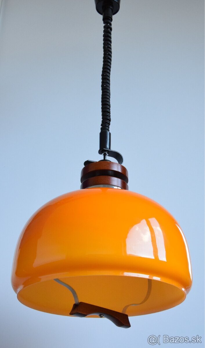 Retro luster oranžový