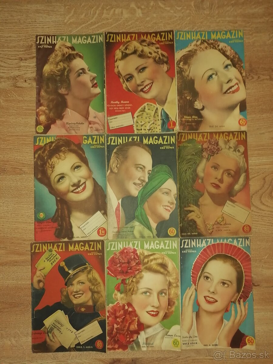 Staré Maďarské časopisy.