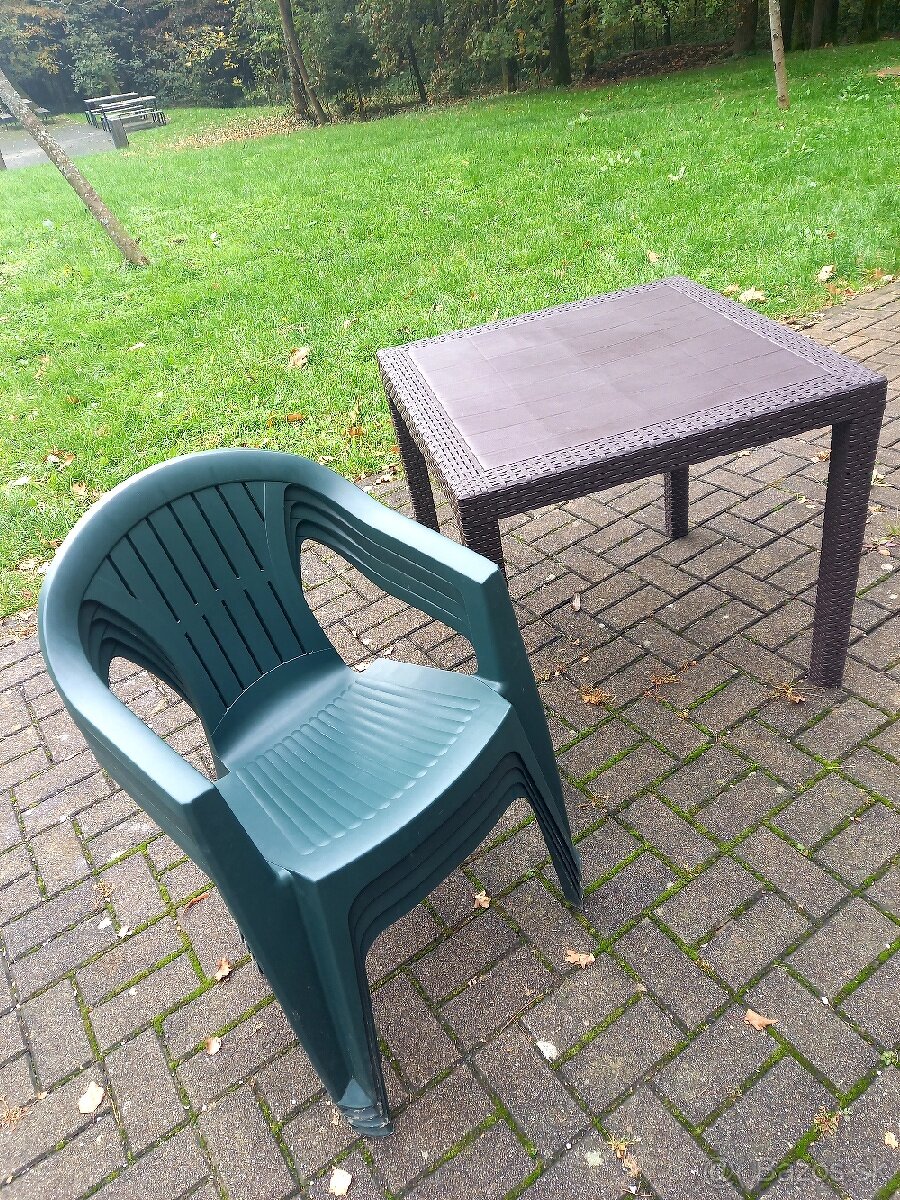 Záhradný stôl, bez stoličiek