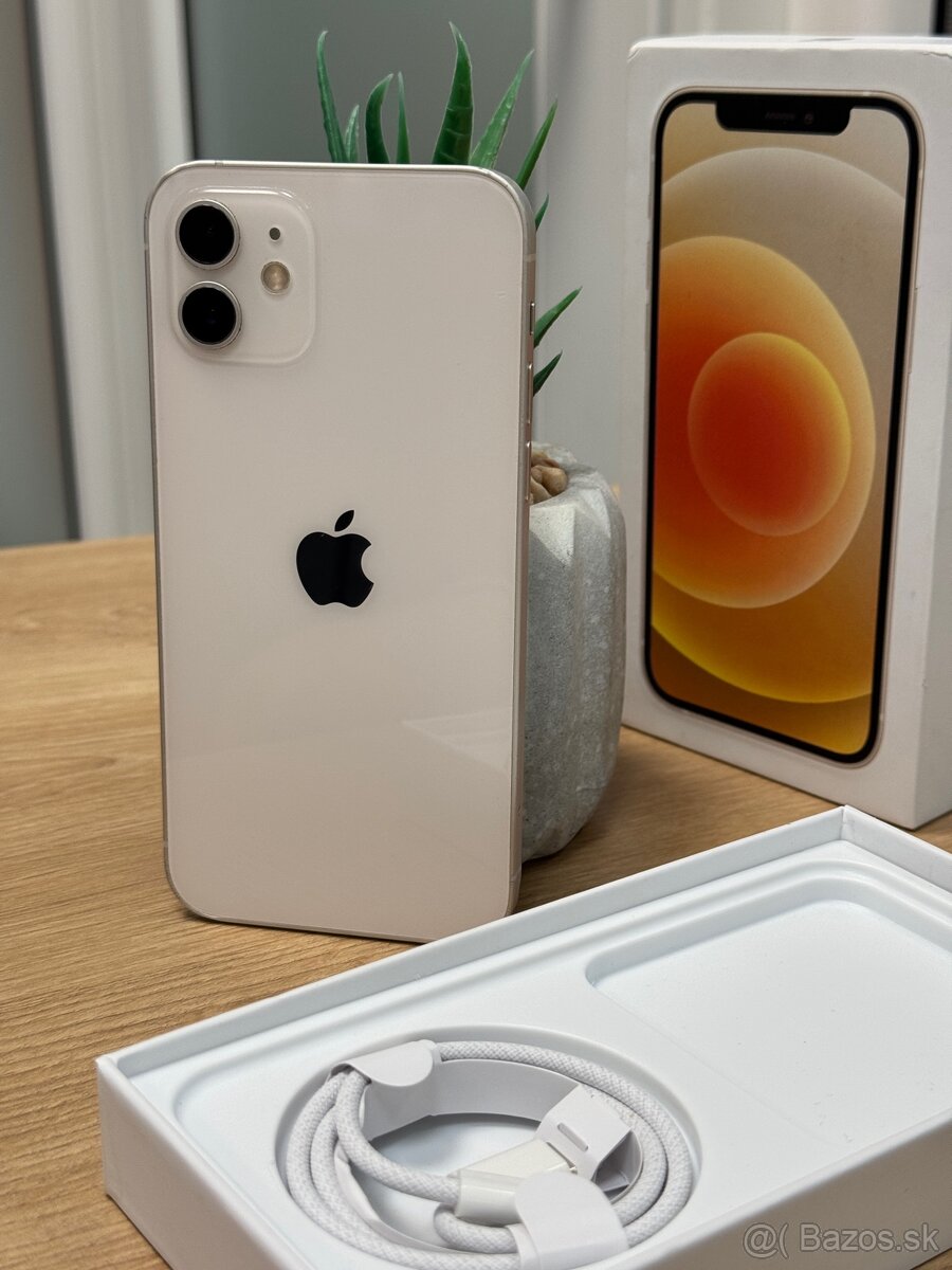 Apple iPhone 12 128GB - ZÁRUKA / NOVÁ BATÉRIA