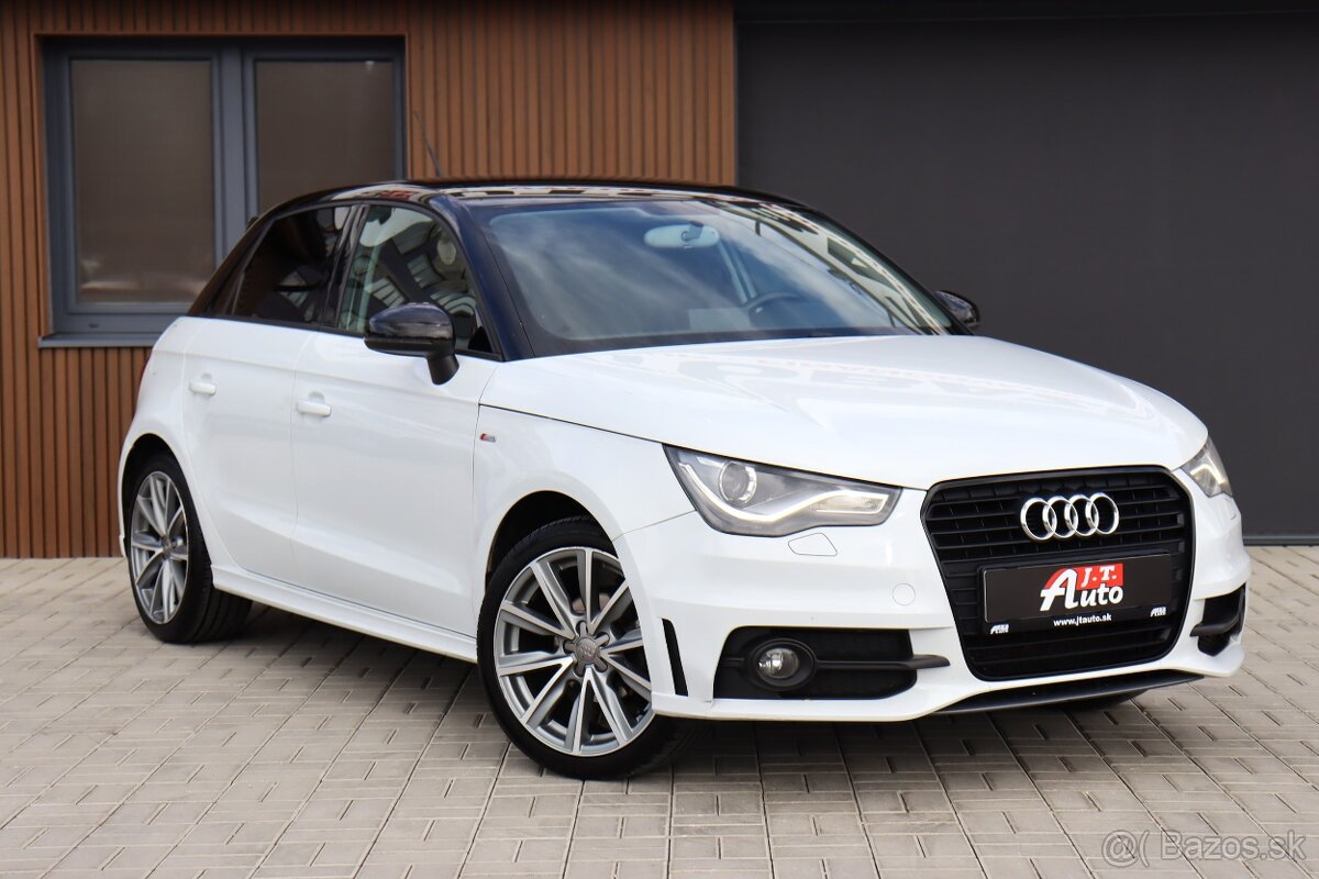 Audi A1 Sportback 1.2 TFSI S-line, 5.dver., SR, Biel. perleť