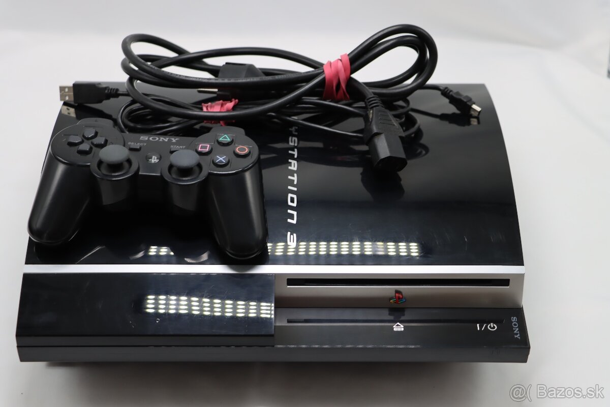 PlayStation 3 FAT CECHL04 – 80GB, plne funkčná konzola
