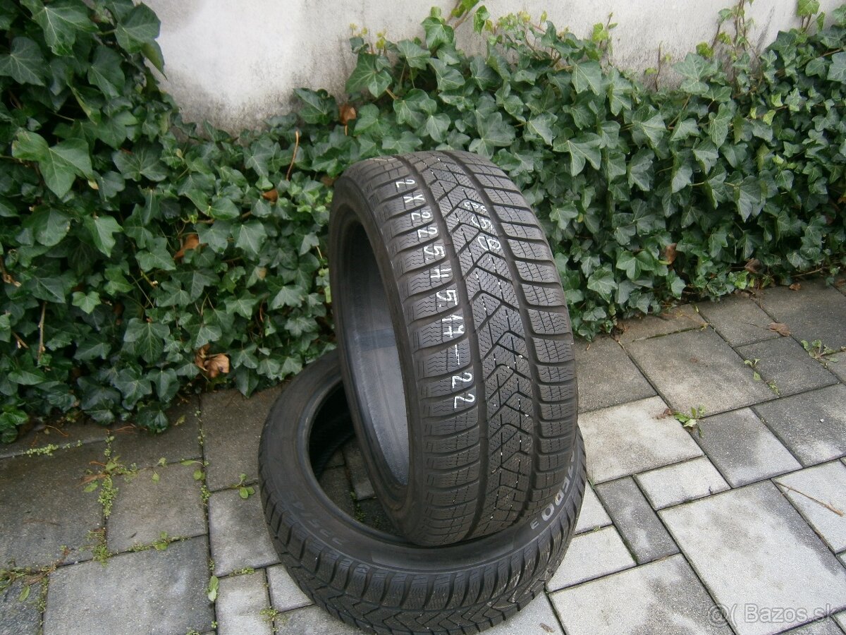 Predám 2x zimné pneu Pirelli 225/45 R17 91HXL