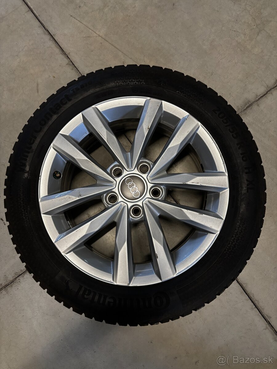 Zimne pneu 205/55 R16 na orignal 16" VW diskoch
