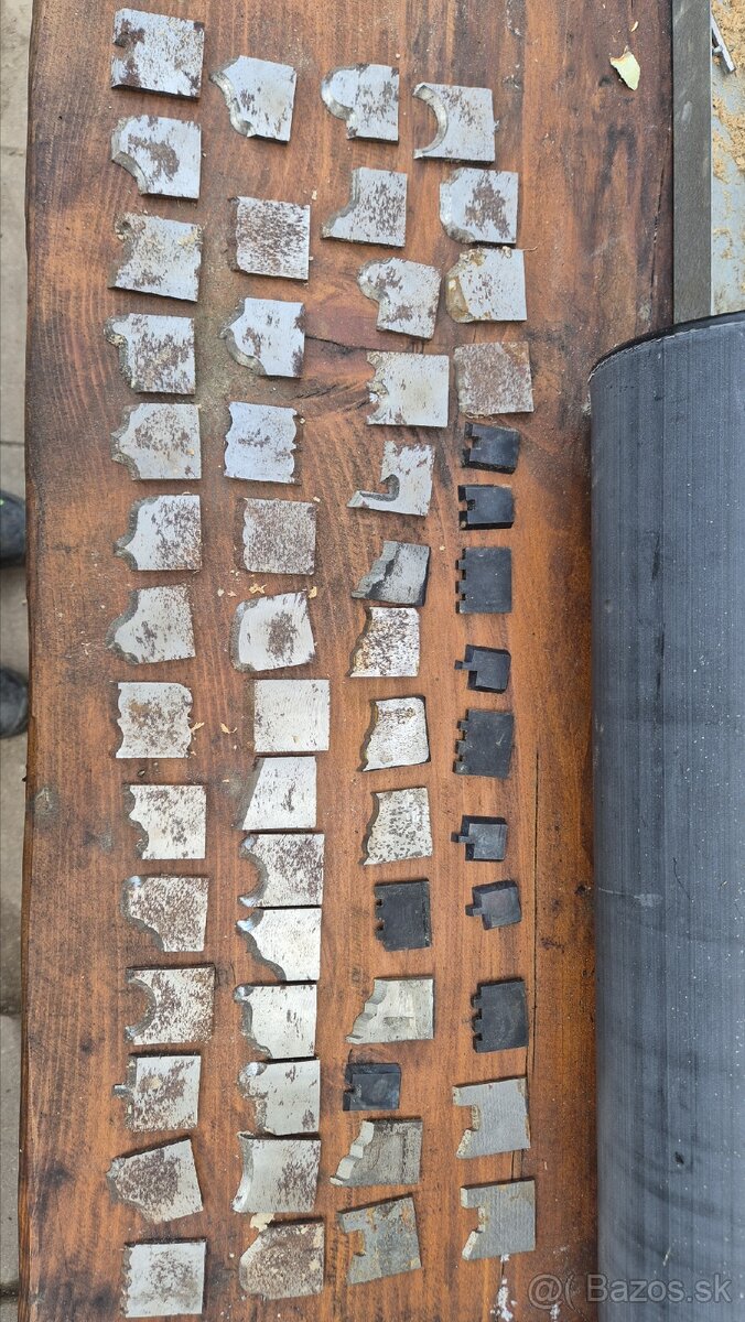 Sada profilových nožov pre stolovú frézu