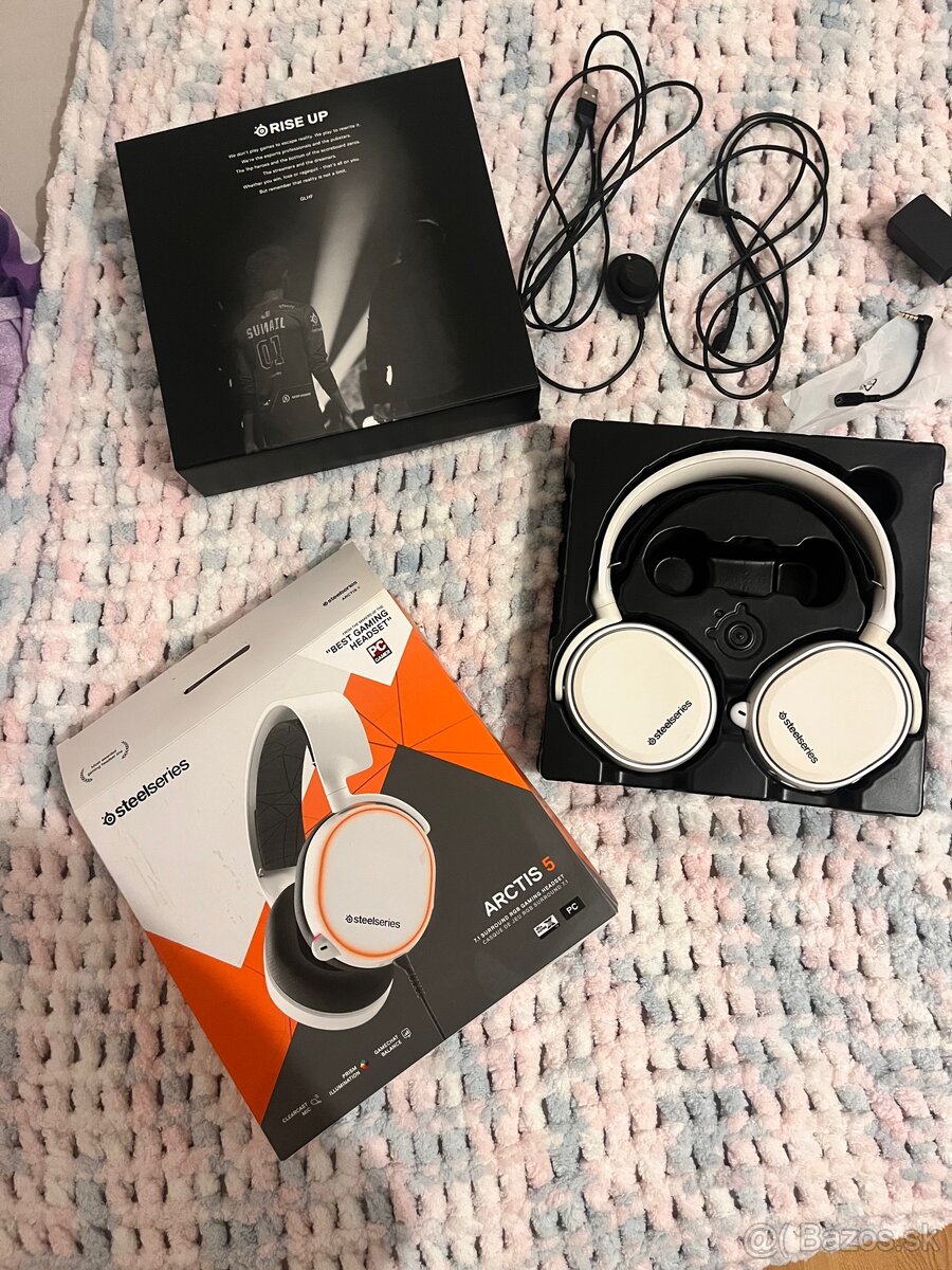 Slúchadla steelseries arctis 5 s rgb