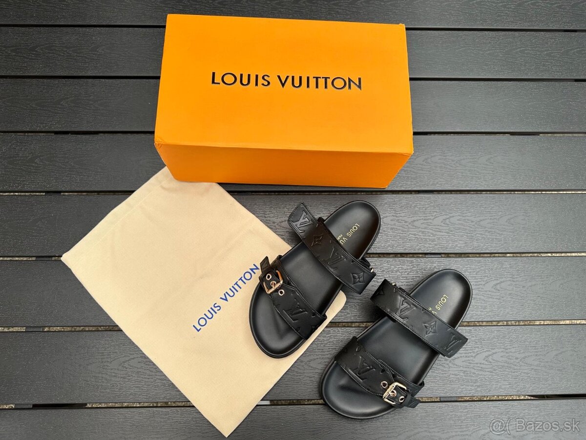 Louis vuitton slapky biele full box