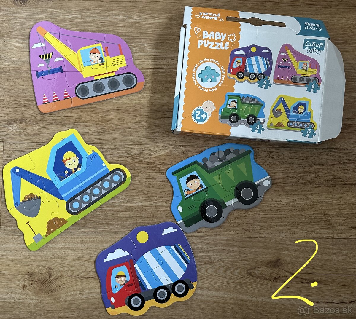 Drevené puzzle box Vozidlá(Small Foot) za 7EU
