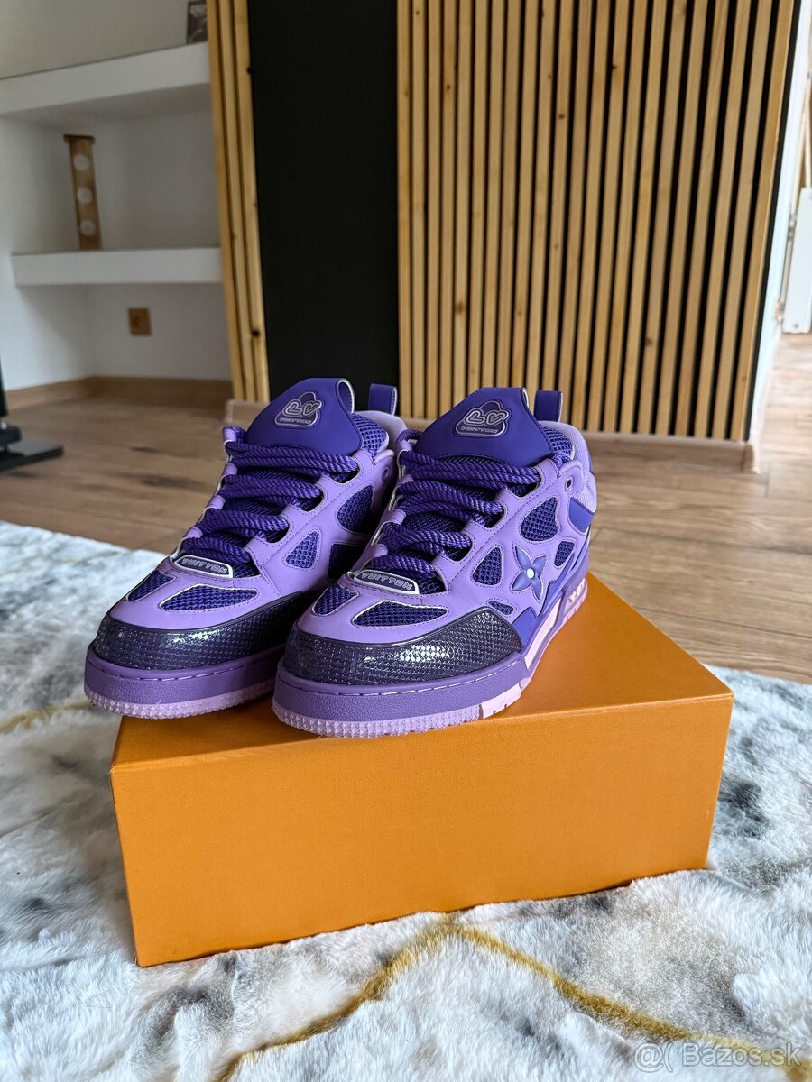 Louis Vuitton Trainer Sneaker Purple – veľ. 46