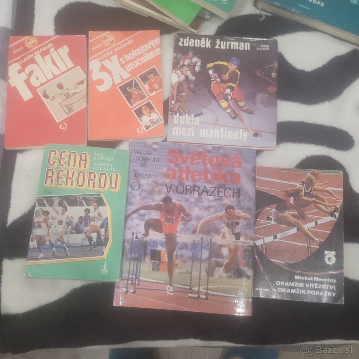 Retro knihy hokej futbal atd panenka, encyklopédie