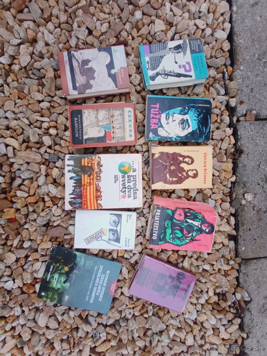 Knihy rôzne žánre od rôznych autorov