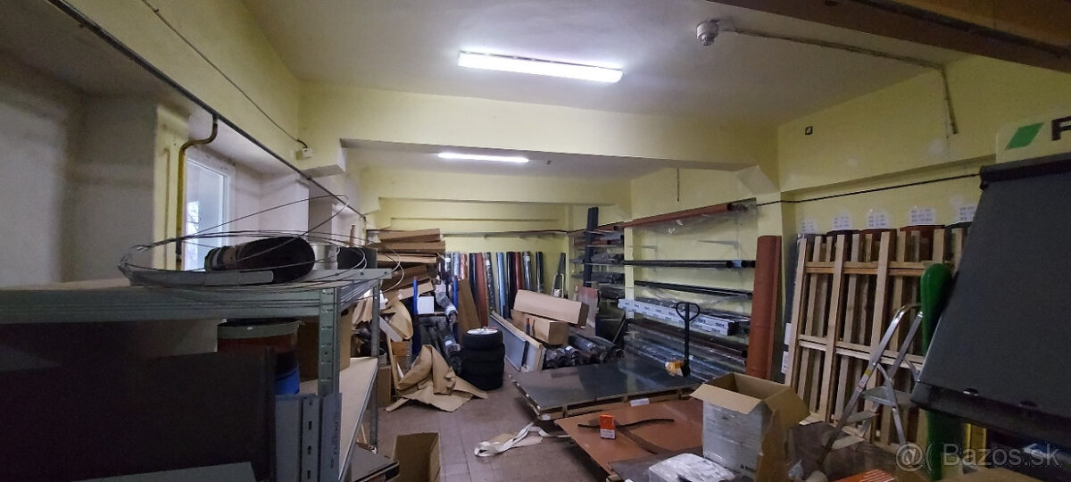 Skladové priestory 152 m2 na Juhu