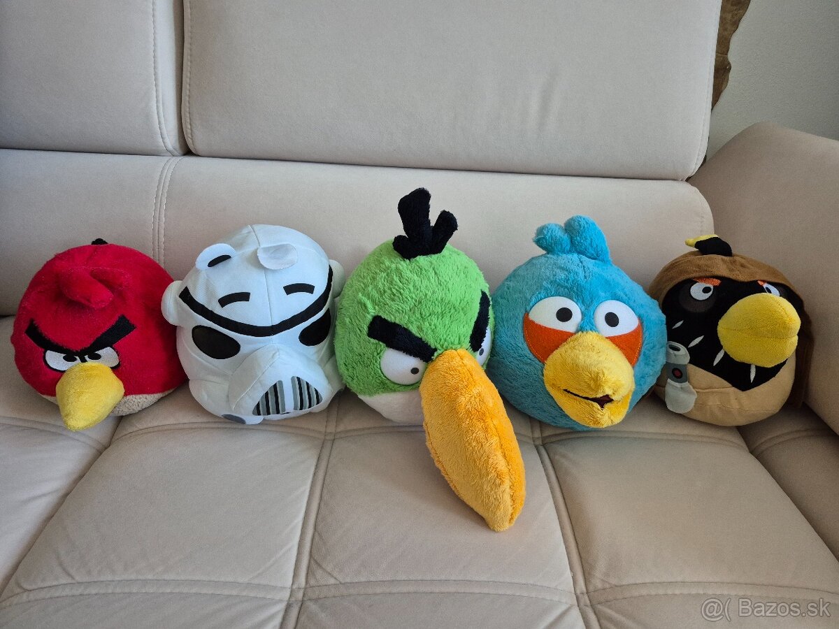 Plyšové hračky - Angry Birds