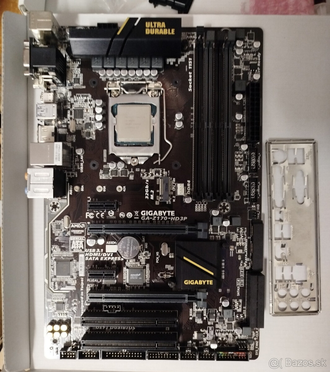 doska Gigabyte GA-Z170-HD3P + Intel Core i5-6600k
