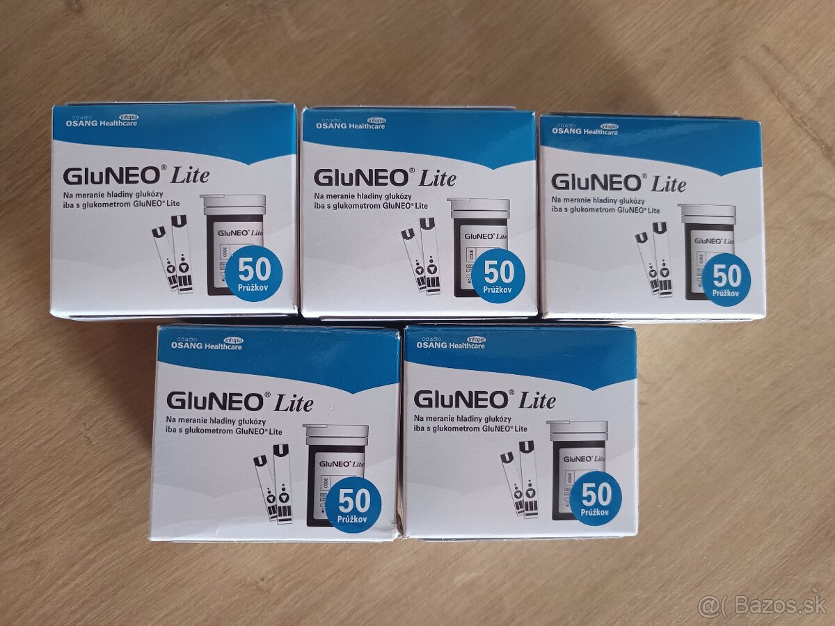 GluNEO - testovacie prúžky