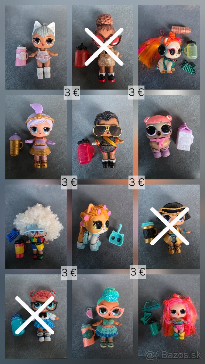 Predám LOL bábiky s príslušenstvom