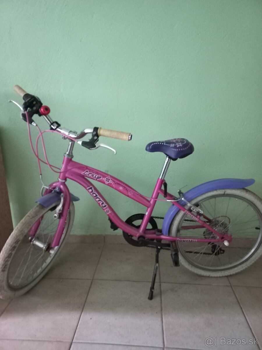 Detský bicykel s prehadzovačkou