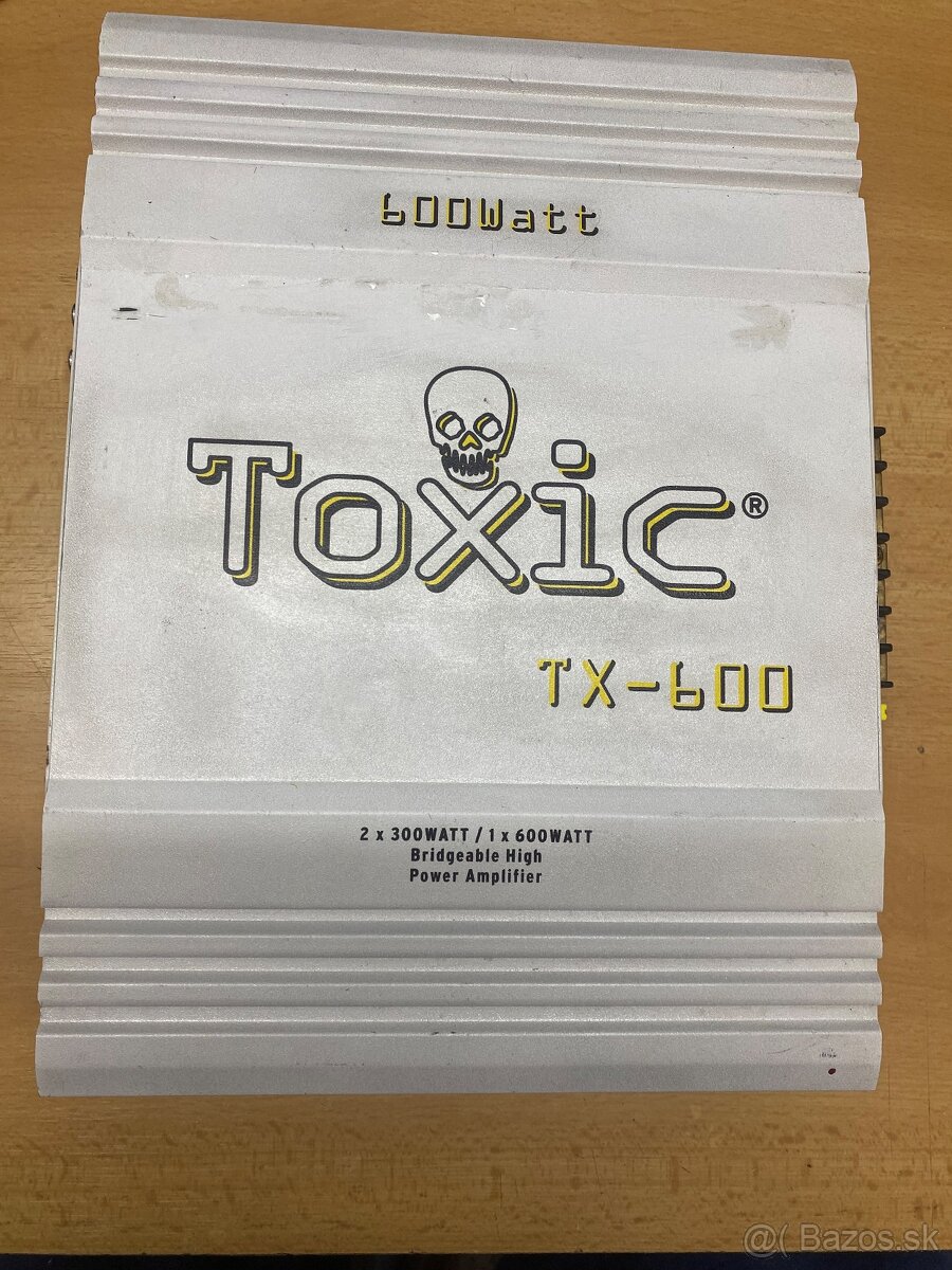 Toxic TX-600 autozosiľňovač 2x300W /1x600W