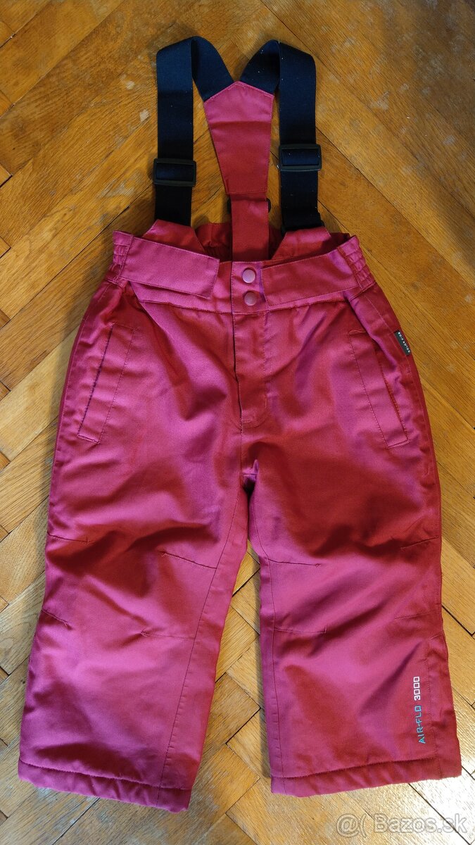 Detské lyžiarske softshellové nohavice veľ. 92-98