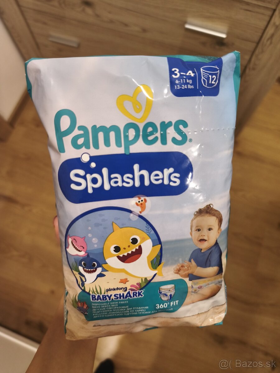 Pampers splashers, plienky na plávanie