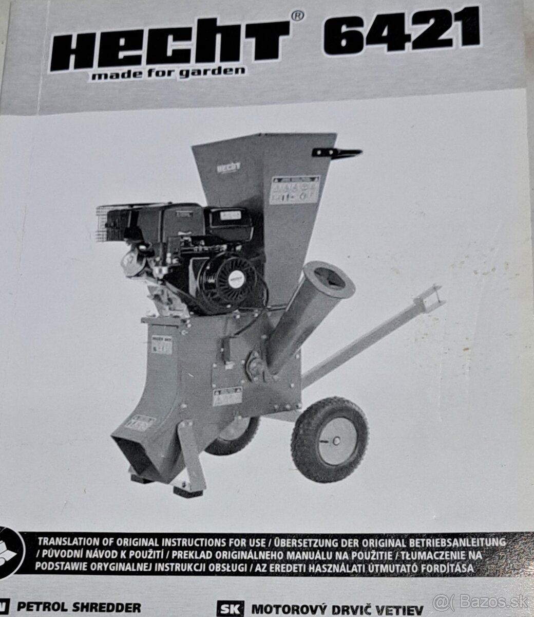Motorovy drvič konarov HECHT 6421