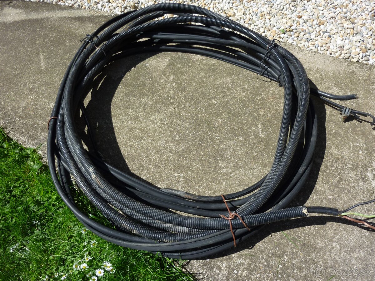 Závesný kábel AYKY 4x16 s nosným lankom