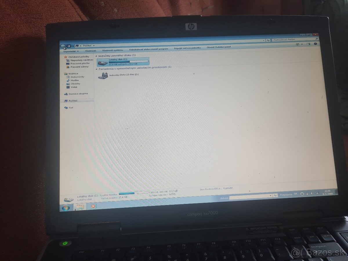 Hp compaq nx7000