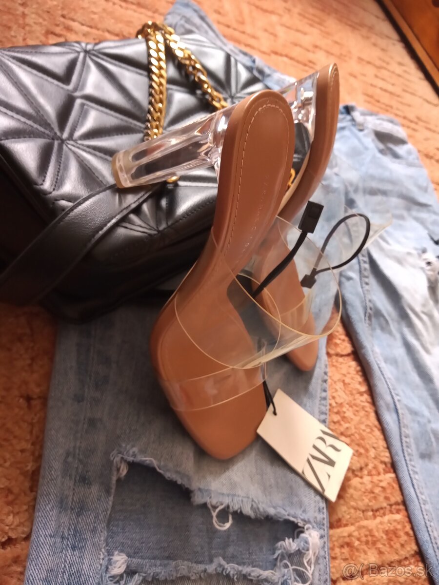slapky zara nove s visackou PC 40 eur