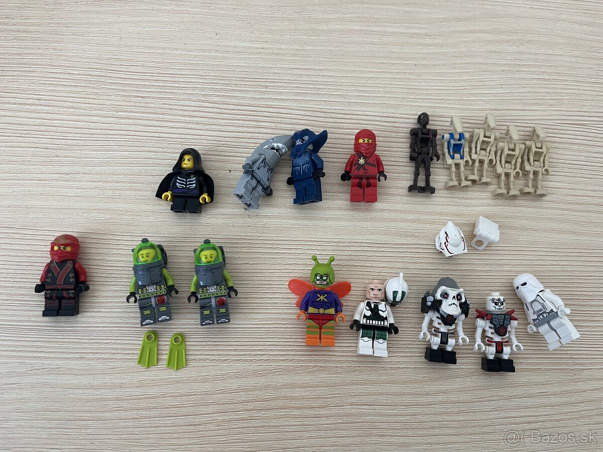 Lego minifigurky,aj nekompletné