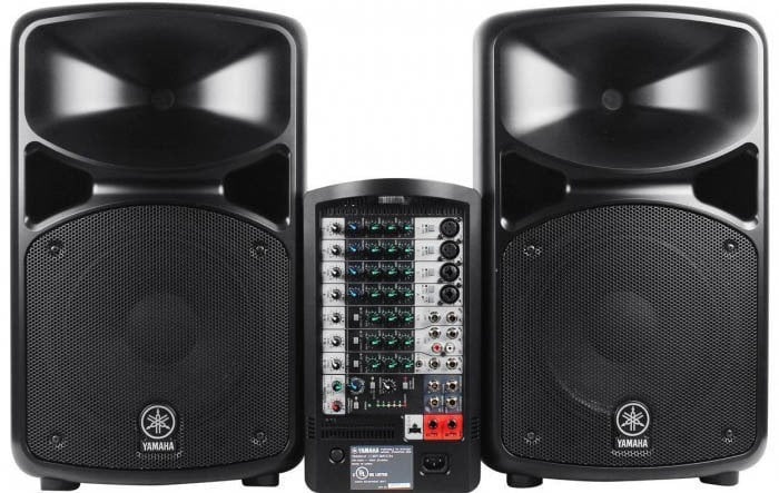YAMAHA STAGEPAS 600i + AL stojany a kufor Yamaha na repro