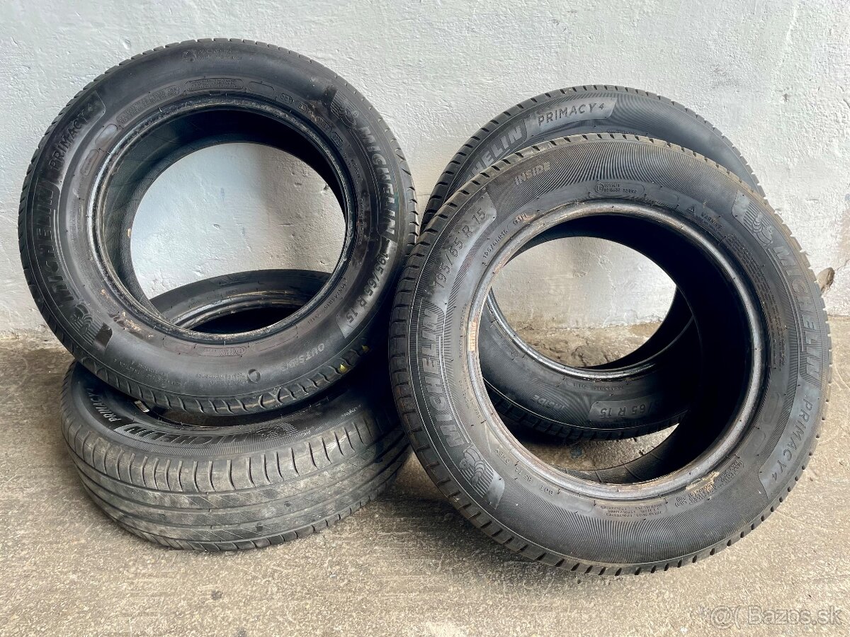 4X MICHELIN PRIMACY 195/65 R15