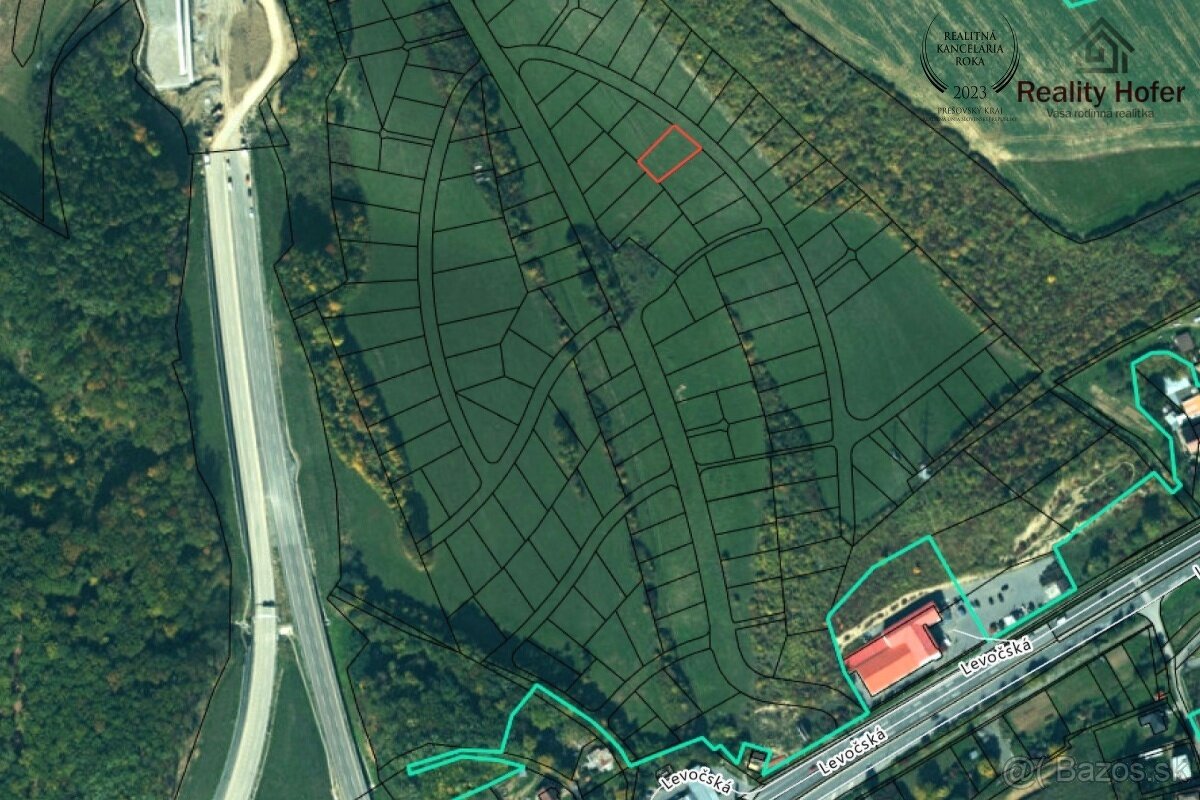 Investičný pozemok, 593m2, Hnevlivá dolina, Prešov
