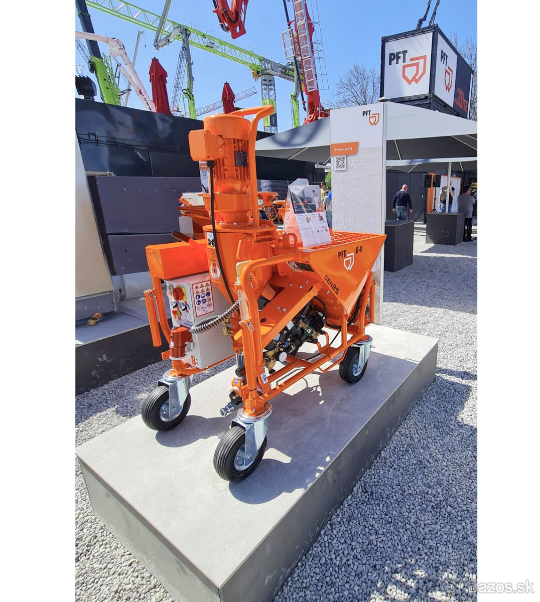 Strojová omietačka PFT G4 smart 400V gen25