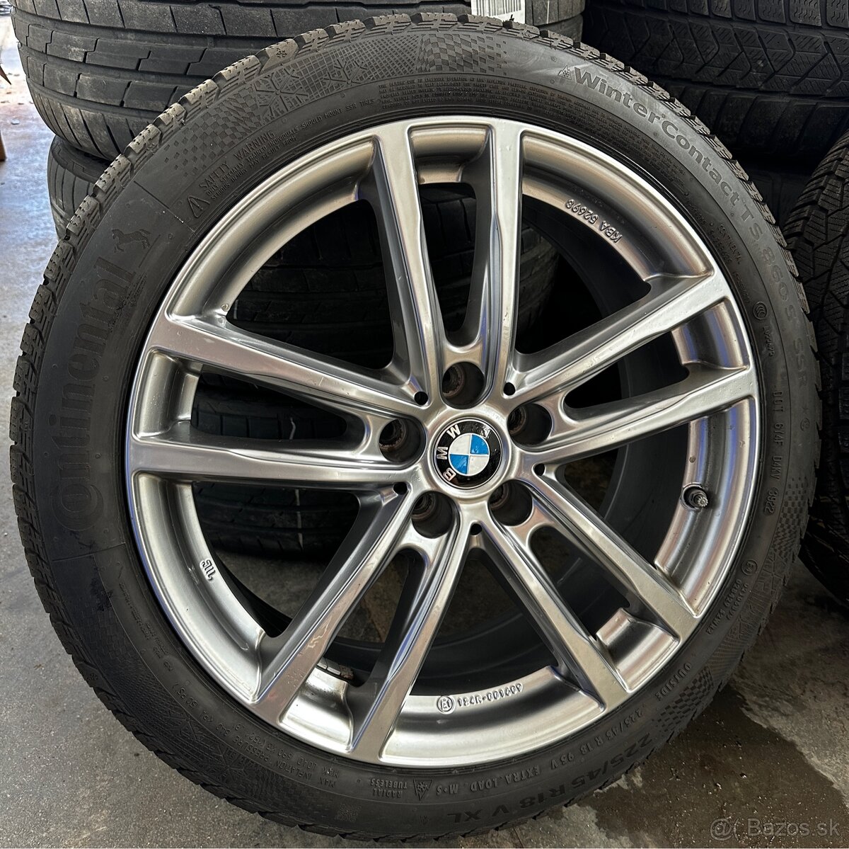 5x112 R18 7,5J ET25 + 225/45 R18 Continental 2022
