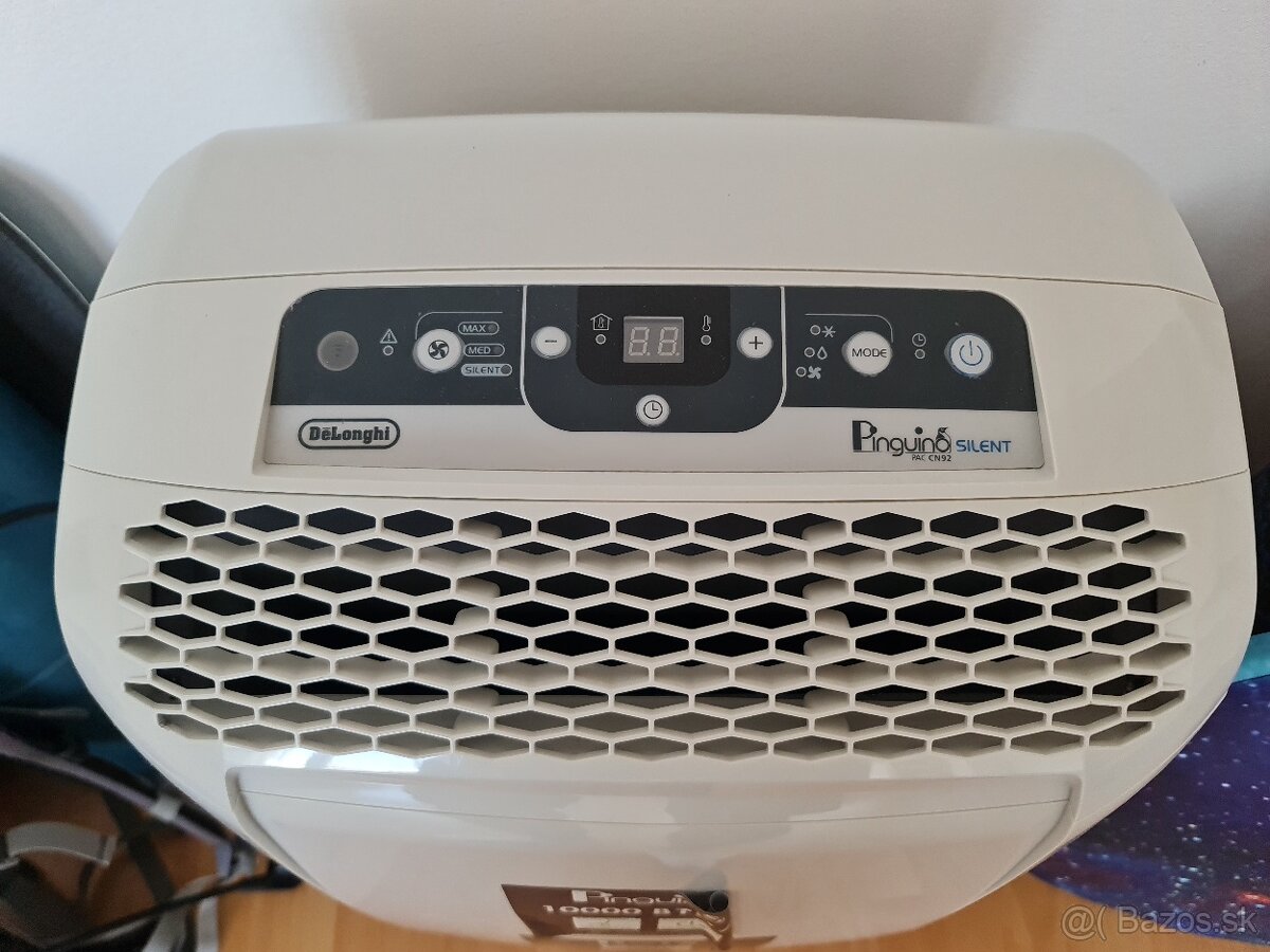 Prenosná klimatízacia DeLonghi PAC CN92 SILENT + Airlock