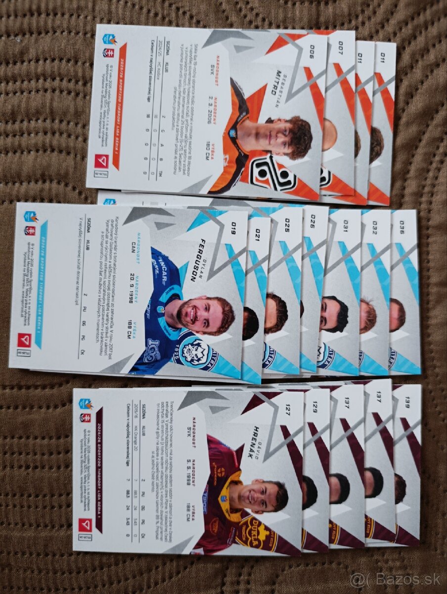 Hokejové kartičky Tipsport 25/26