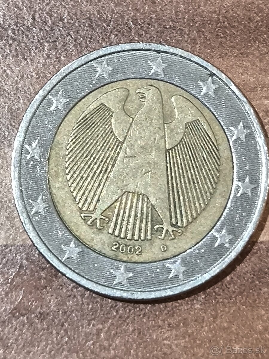 2 euroval minca 2002 D Nemecka