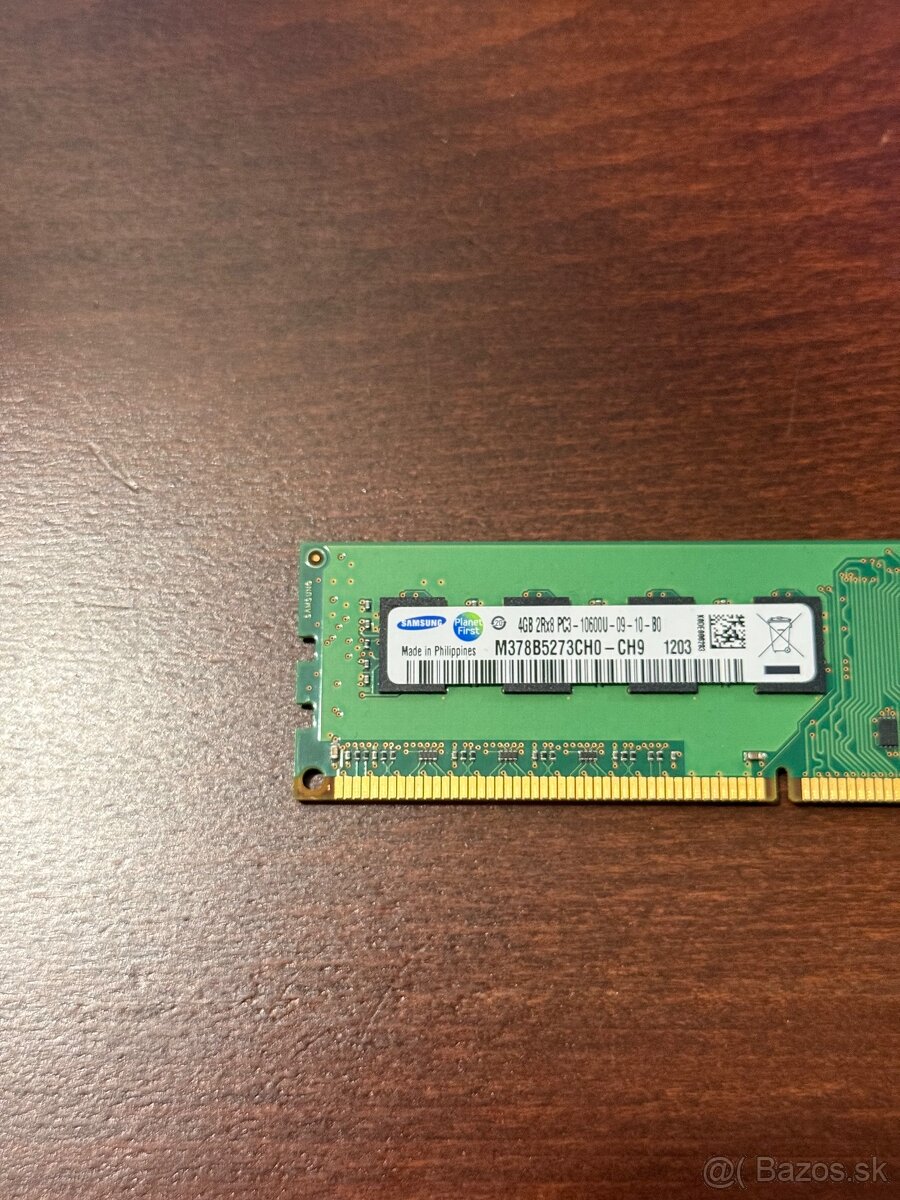 4GB DDR3 RAM Samsung 1333 MHz