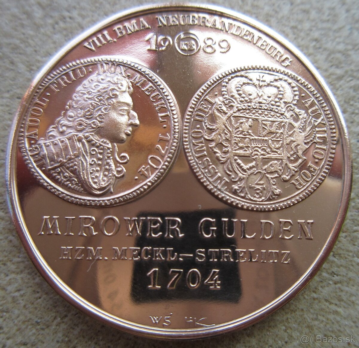 medaila Mirower Gulden