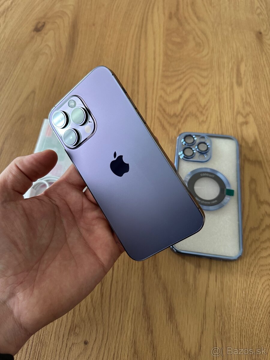 iPhone 14 Pro Max 128 gb Deep Purple v záruke +prislušenstvo