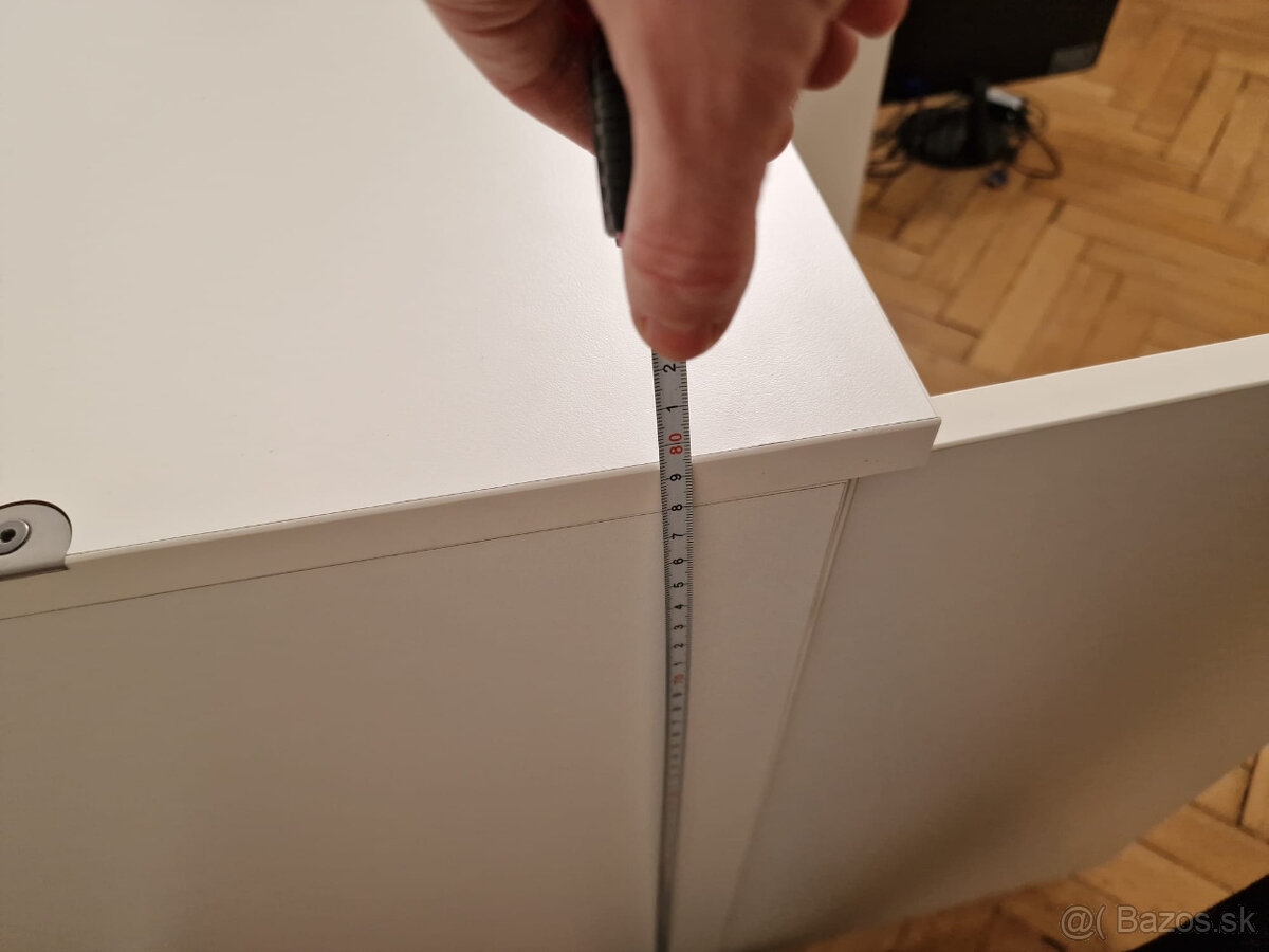 Skrinka 80cm biela