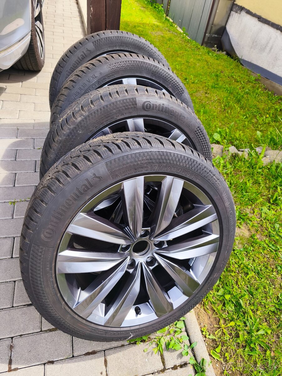 Zimná sada VW Almere 5x112 R18 s pneu Pirelli 235/45 R18