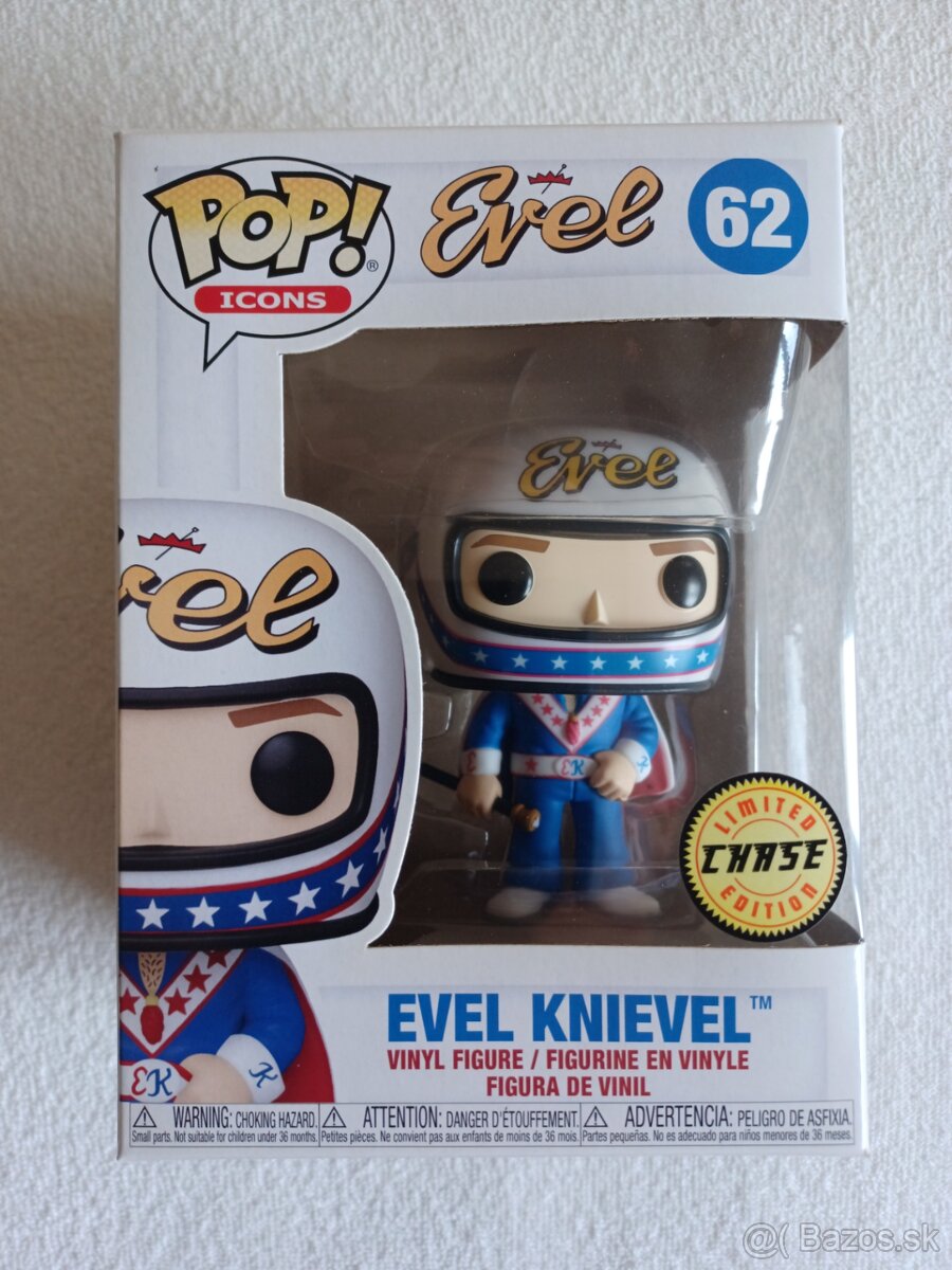 Funko pop Evel Knievel Chase edition 62